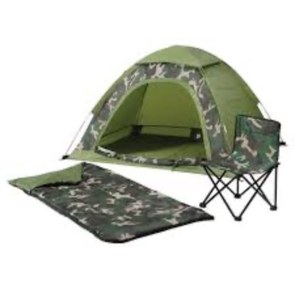 COPY - Timber Creek Boy's Boys'  5ft x 4ft x 36" Dome Tent Combo with Folding C… - Picture 3 of 8